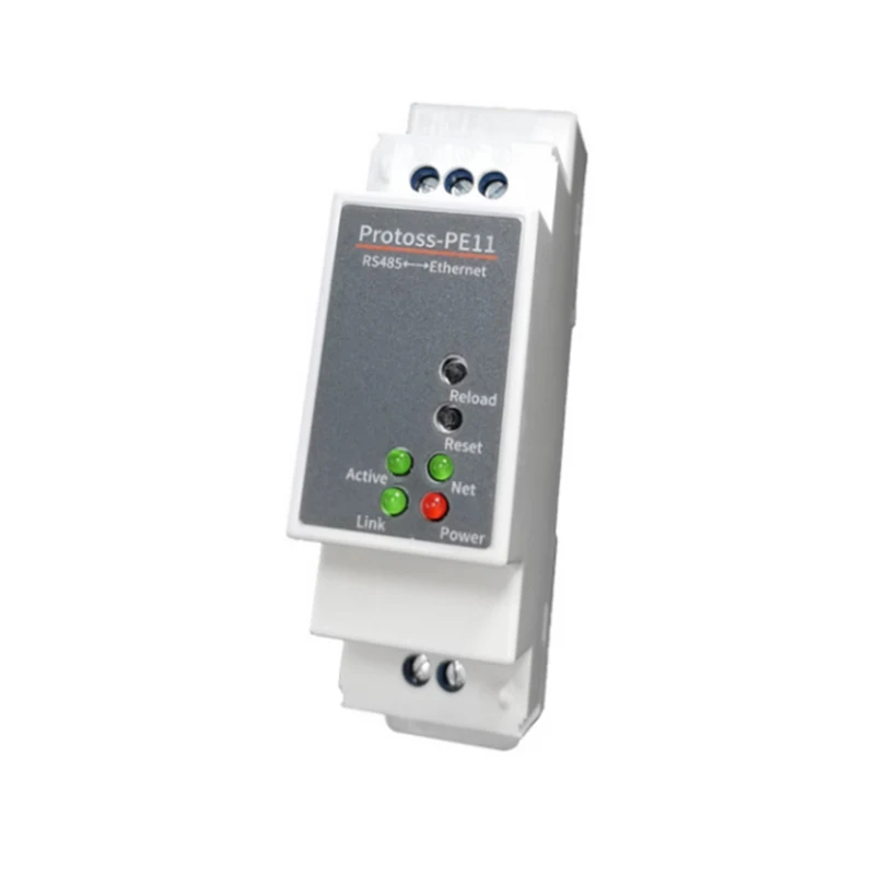 DIN-рейка с последовательным портом RS485 к Ethernet-преобразователю устройства IOT