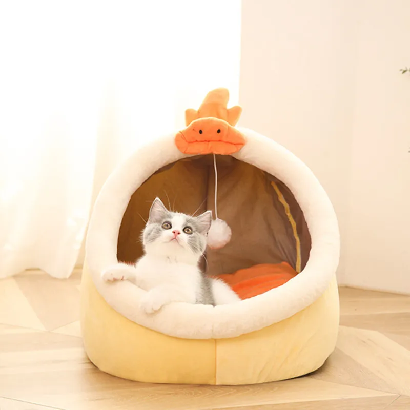 

Милые кошачьи кровати, кошачьи коврики, кровать для домашних животных, кровать для собаки, теплая корзина для домашних животных, удобная кот...