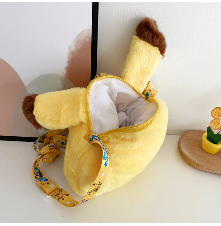 Плюшевая маленькая сумка с покемоном Пикачу из аниме милая мультяшная фигурка