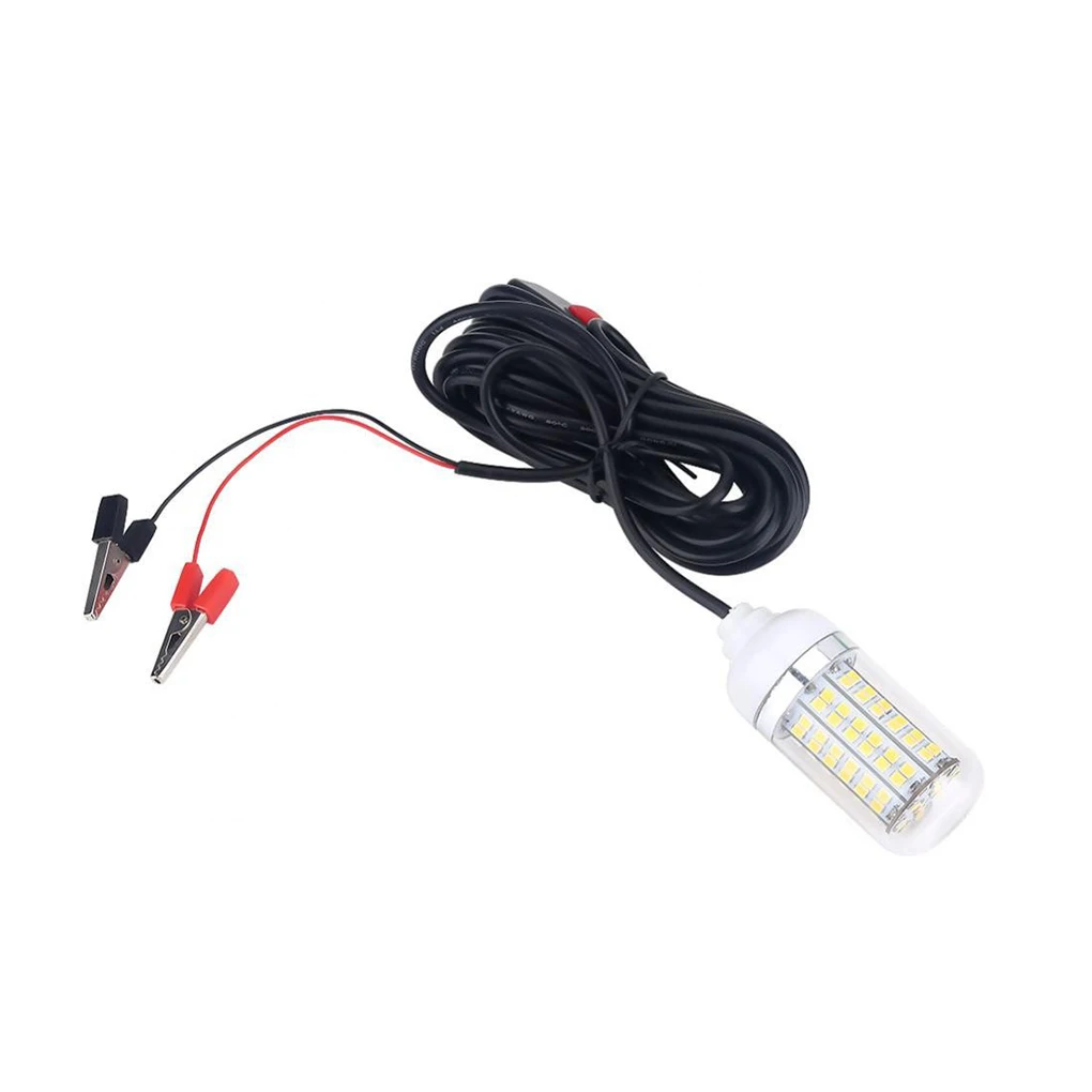 

Подводная рыболовная лампа 12 В, фонарь для приманки, 2835 дюйма, IP68, водонепроницаемая лампа для рыбалки, белая фонарь