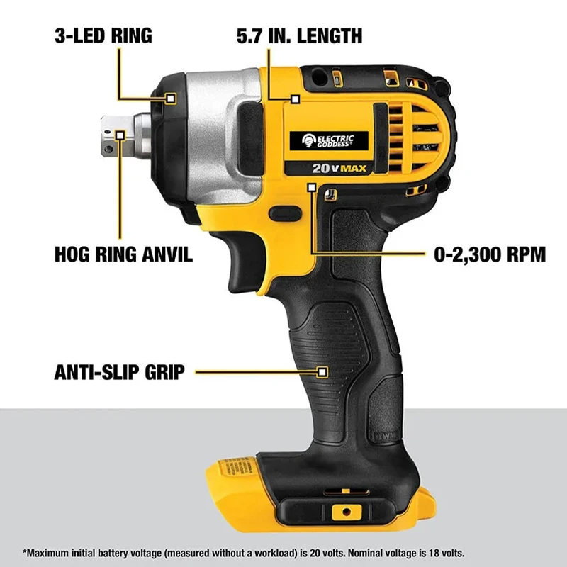 Рисунок 5 - Гайковерт ударный DCF880 аккумуляторный