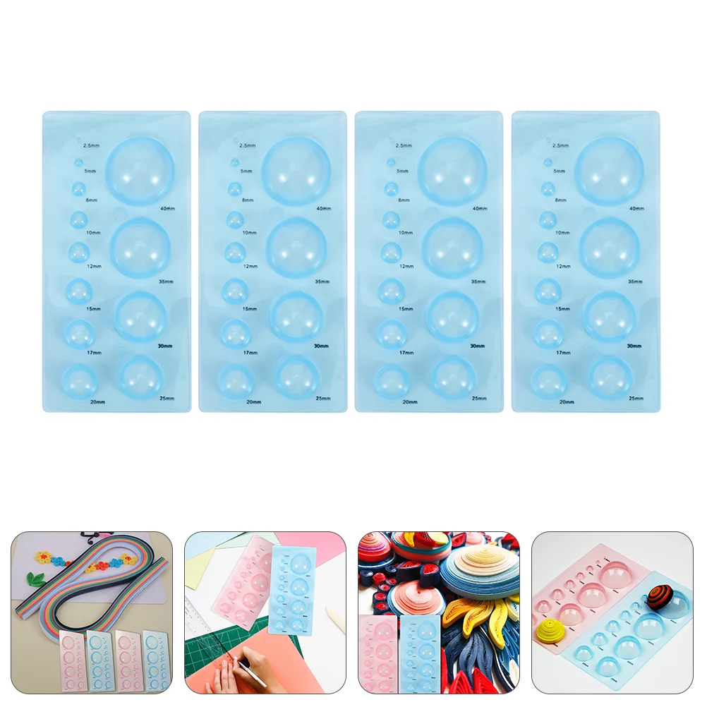 

Quilling Paper Mould Halfmolddomes Tool Dome Crafts Craft Clear Spherical Kit Template Accessories 3D Tools Diy Supplies Styler
