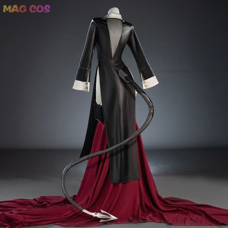 Zenless Zone Zero Jane Doe Косплей Костюм Cos Парик Комплект Хвост Уши Игры Вечеринка Хэллоуин