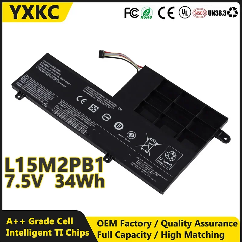 Аккумулятор для ноутбука L15M2PB1 Lenovo Flex 5 1470 1570 IdeaPad 320S-14IKB 320S-15ABR 320S-15AST 320S-15IKB 320S-15ISK