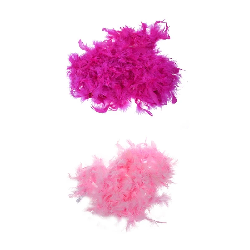 

Лучшие 2 шт. 2 м перья хорошие пушистые костюмы для рукоделия Свадебные вечеринки домашний Декор (ярко-розовый и розовый)