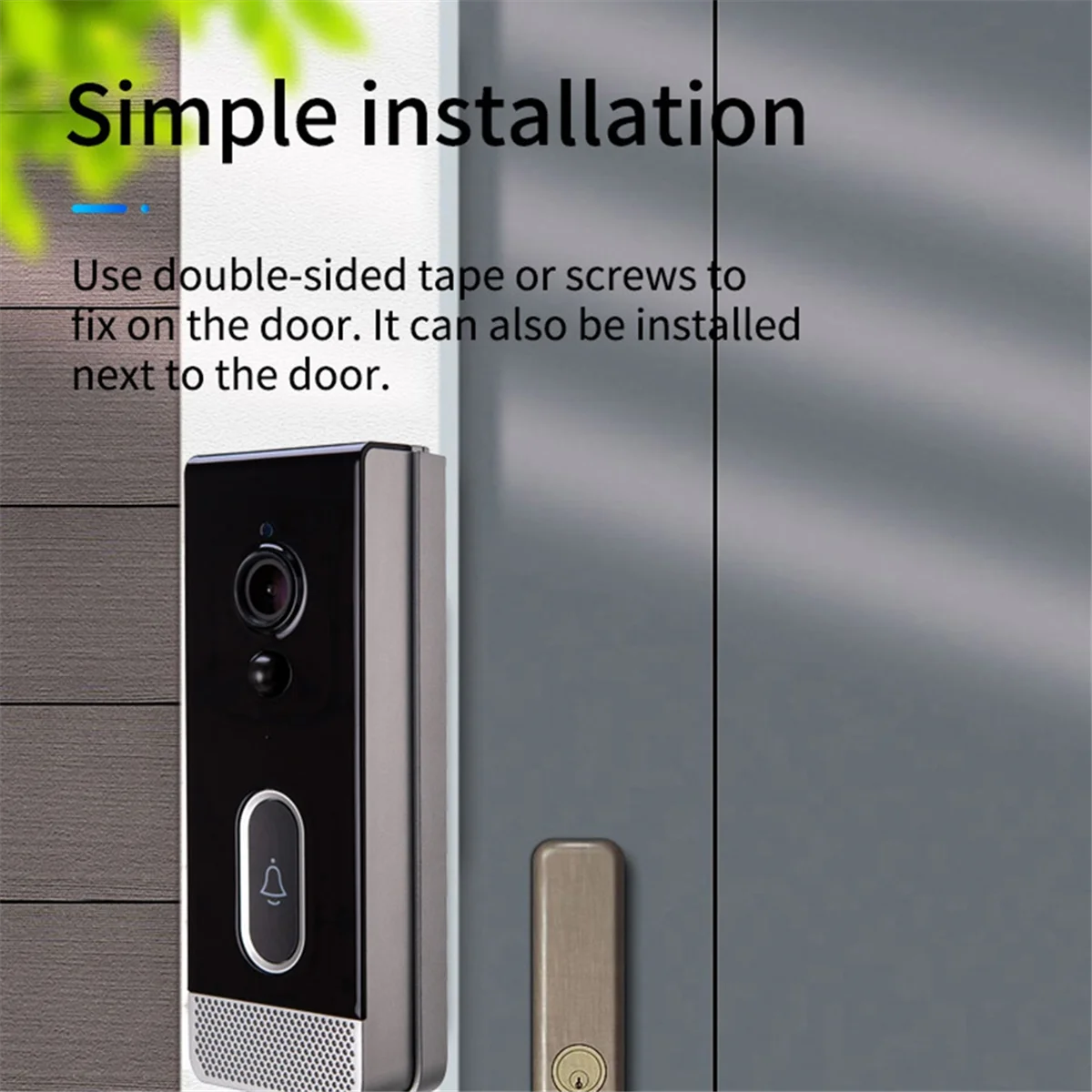 Умный домашний дверной звонок Tuya камера водонепроницаемый Wi-Fi видеодомофон 1080P