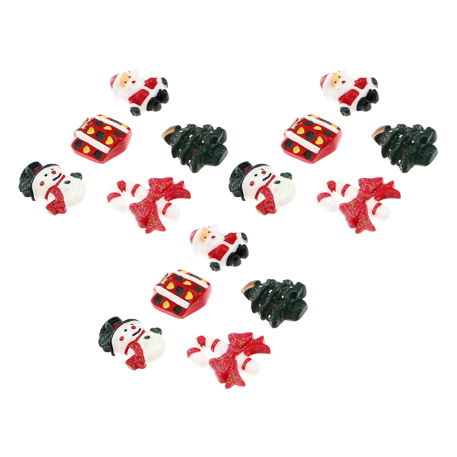 

Christmas Resin Ornament Ornaments Decoration Miniature Craft Mini Santa Diy Home Assorted Xmas Micro Crafts Accessories Theme