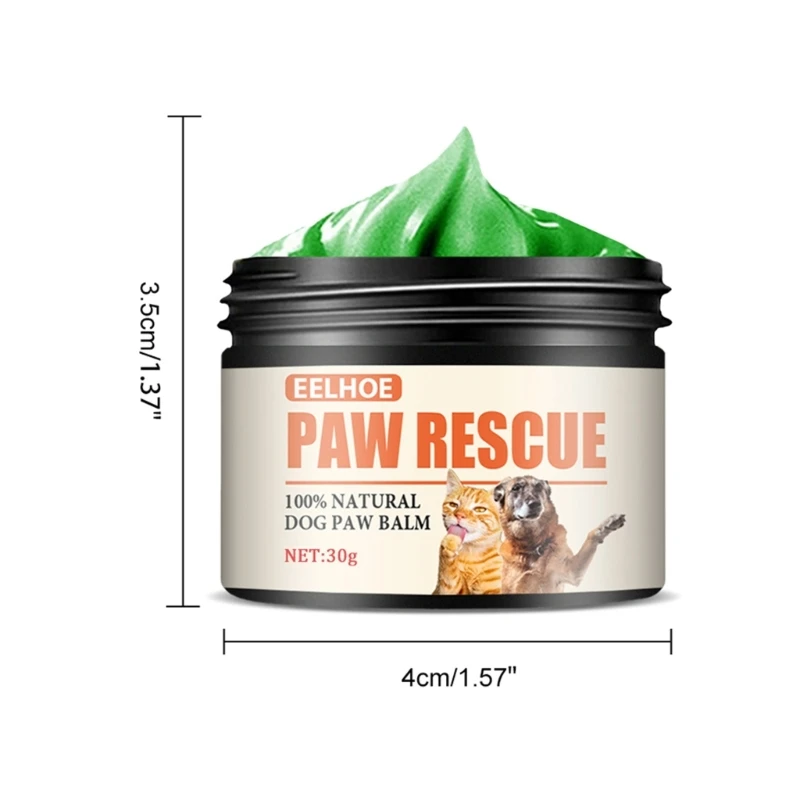 Natural Dog Paw Balm Dog Paw Protections for Hot Pavement Dog Paw Wax for Dry Paws & Nose Moisturizer for Cracked Paw images - 6