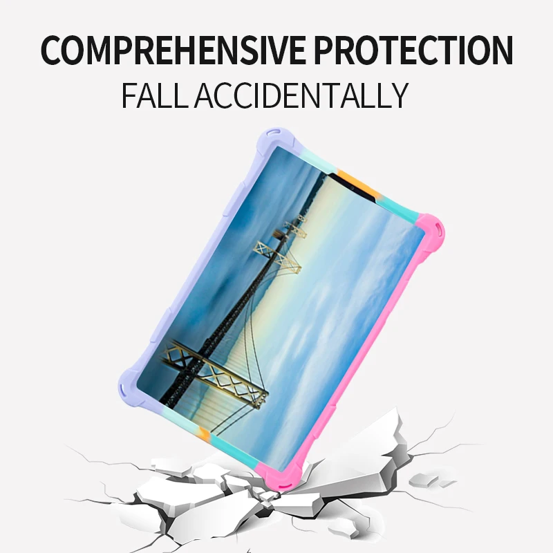 Фото Чехол для планшета Samsung Galaxy Tab A8 10,5, чехол для телефона 2021, телефона A7 Lite 8,7, T220 10,4, T500, A 8,0, T290, мягкий чехол-подставка с пузырьками для детей №4