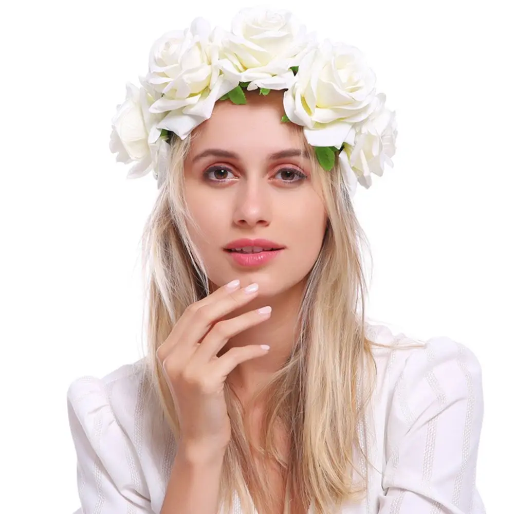 Ободок для волос в виде красной розы на Хэллоуин 1 шт.