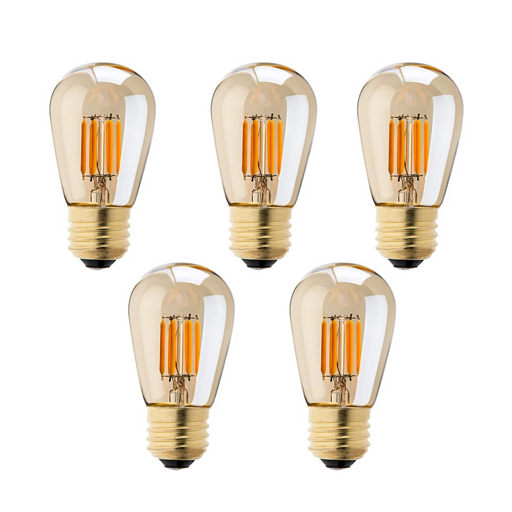 

Retro Edison Bulb Lamps E26 E27 220V 110V Spiral Filament Bulb Lamp ST45 1W 3W Glass Bulb Vintage Light For Loft Home Decoration