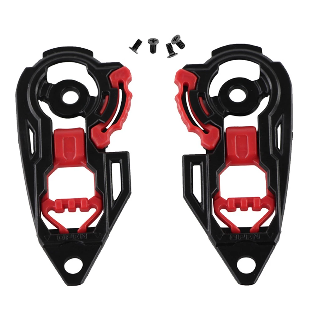 

Plastic Durable Visor Motorcycle Helmet Plate Shield Gear Base With Screws Left Right Tool Accessories Lens For K3 K4 K1 K3SV K5