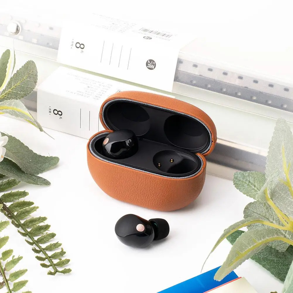 

Защитный чехол для телефона из искусственной кожи, защита от царапин, аксессуары для наушников для путешествий K6W1