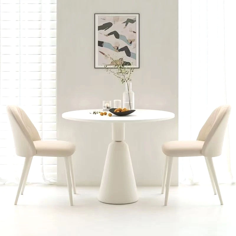 Круглый стол из керамики