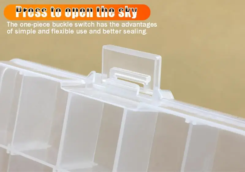 10 ячеек 7 цветов на выбор регулируемые ювелирные украшения бусины таблетки