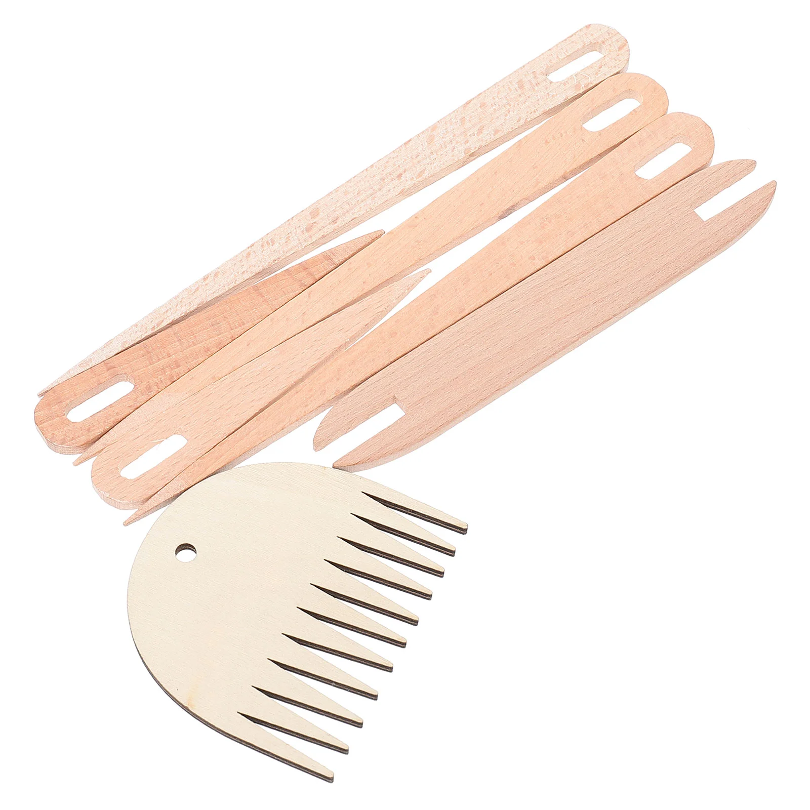 

1 Set Crochet Accessories Weaving Comb Shuttle Weaving Sticks Tapestry Making Tapestry Weaving Loom