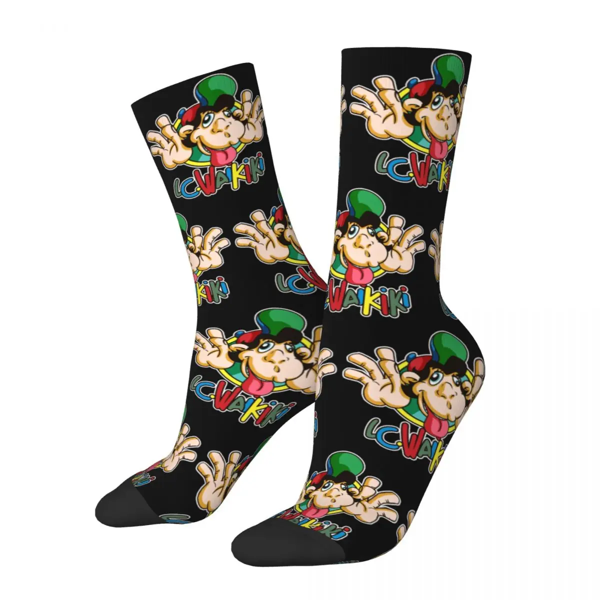 

Retro LC Waikiki Singe Monkey Socks Merch All Seasons Cute Crew Socks Sweat Absorbing Wonderful Gifts for Women Men