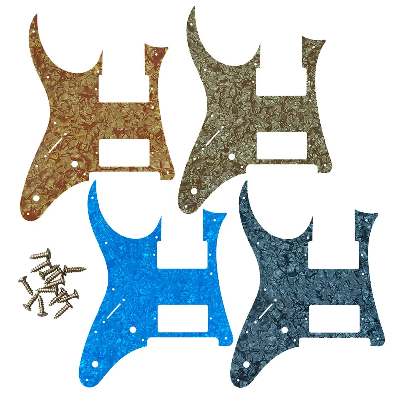 

xinyue Custom Electric Guitar Parts - For Left Handed MIJ Ibanez RG3550MZ Guitar Pickguard Pickup Scratch Plate HH Humbucker