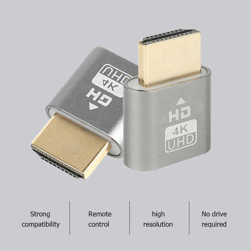 

Совместимый с HDMI эмулятор вилки 4K DDC EDID, виртуальный дисплей до 3840x2160