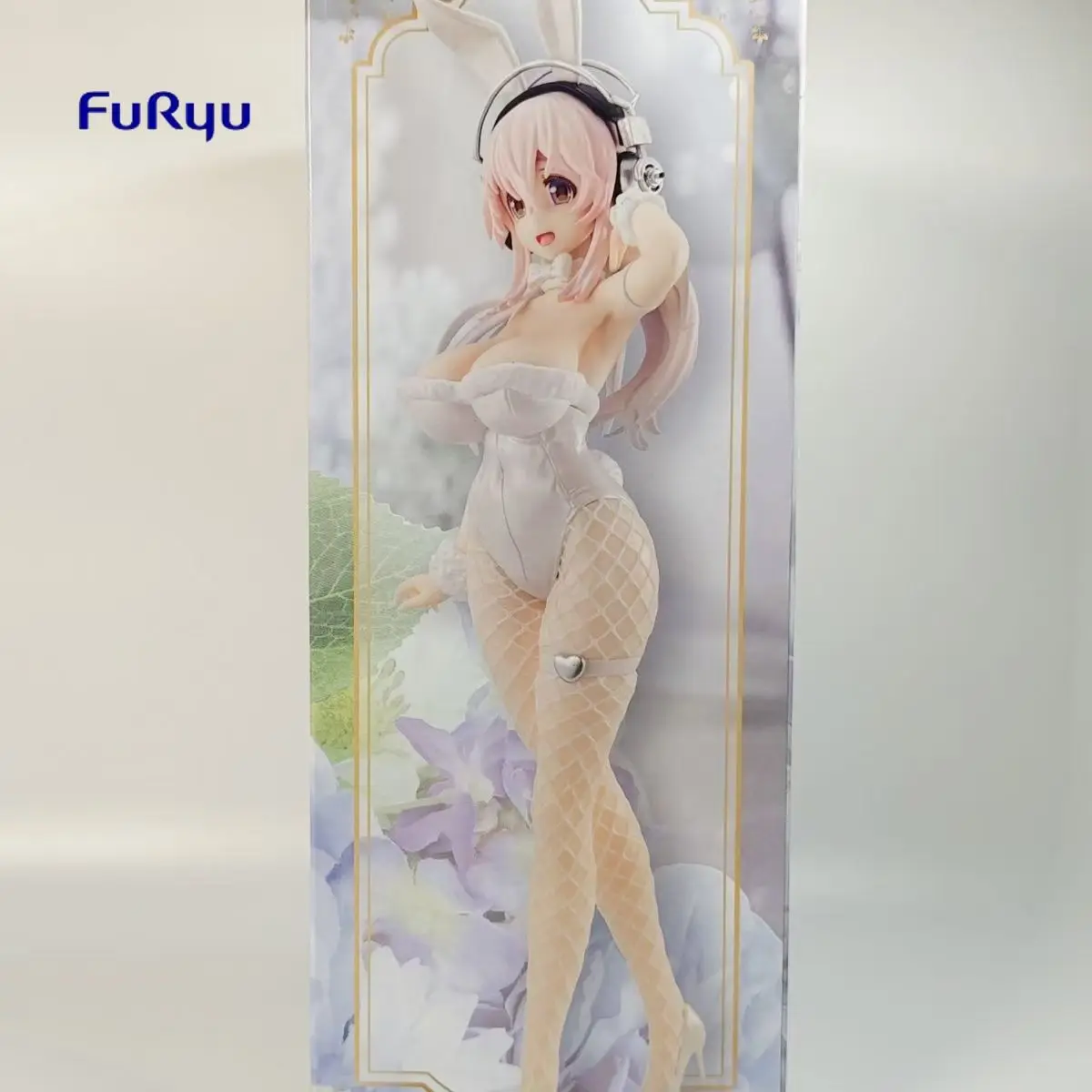 Фото В наличии Оригинальная фигурка кроликов FuRyu BiCute - жемчужно-белая версия. SUPER SONICO Аниме Фигурка Универсальный Орнамент Модель Подарок №3