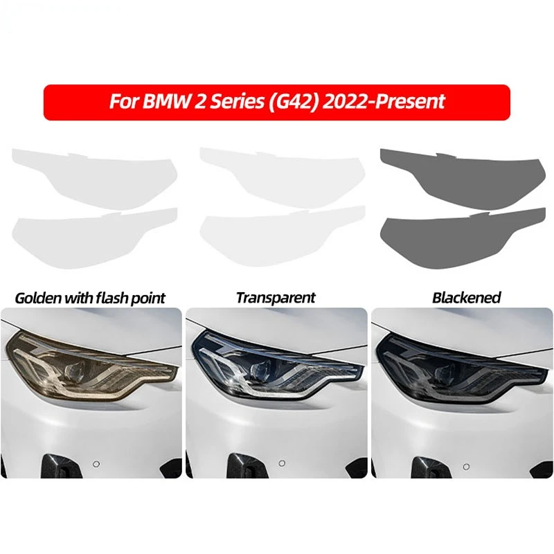 2 шт. автомобильные прозрачные наклейки из ТПУ для BMW серии Купе G42 2022 M240i - купить