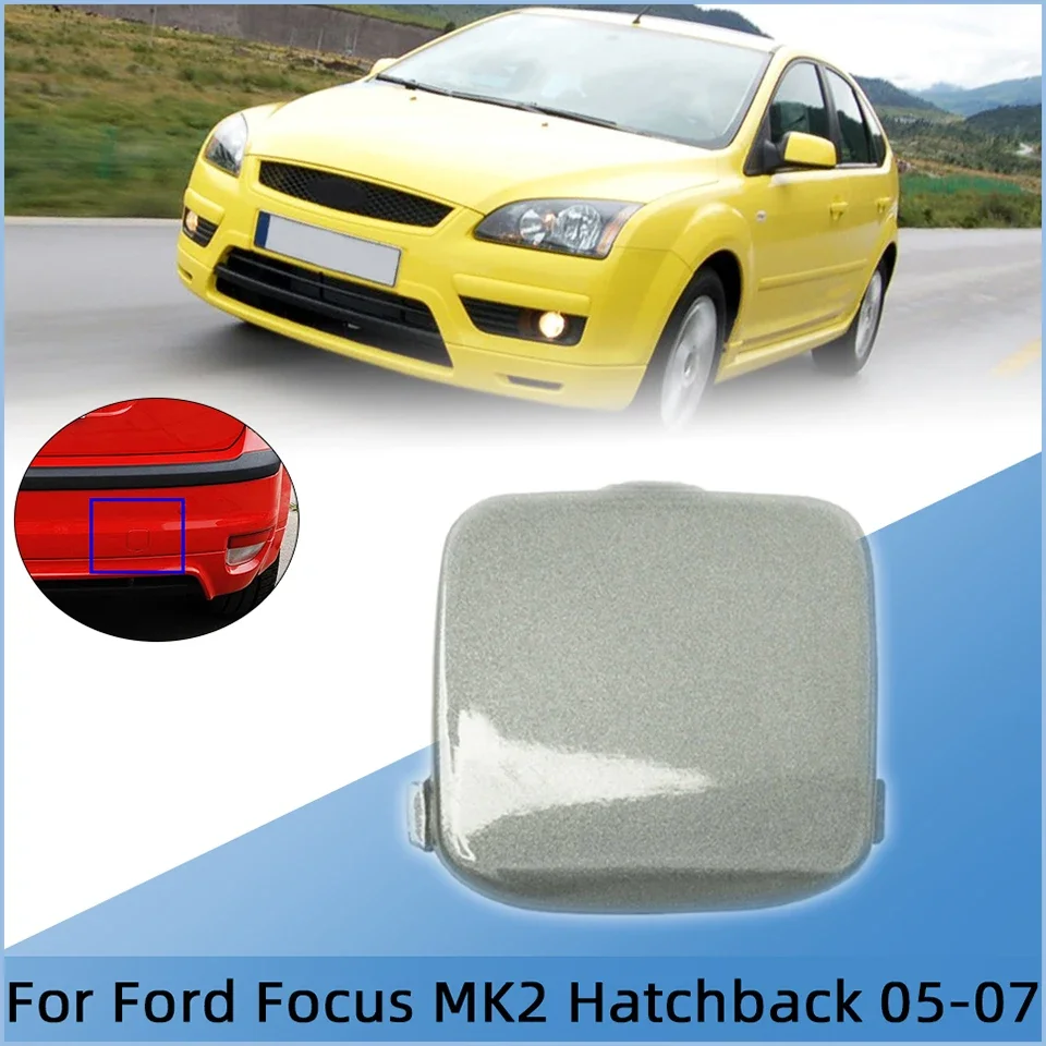 Задний бампер автомобиля буксировочный крюк крышка для Ford Focus II MK2 хэтчбек 2005 2006
