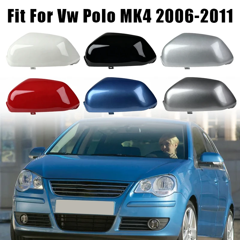 Фото Крышка корпуса зеркала заднего вида для VW Polo MK4 2006-2011, замена корпуса зеркала №1