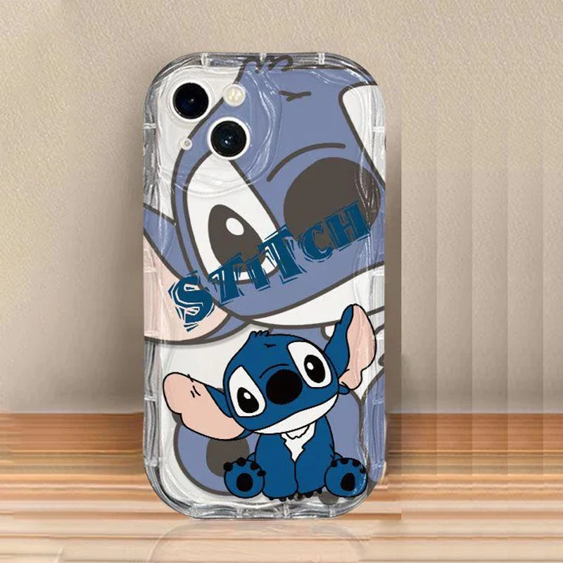 Мягкий чехол Disney Stitch для Huawei P60 P50 P40 P30 Pro Lite 4G искусственная кожа 50 40 30 Honor X5 Nova Y90