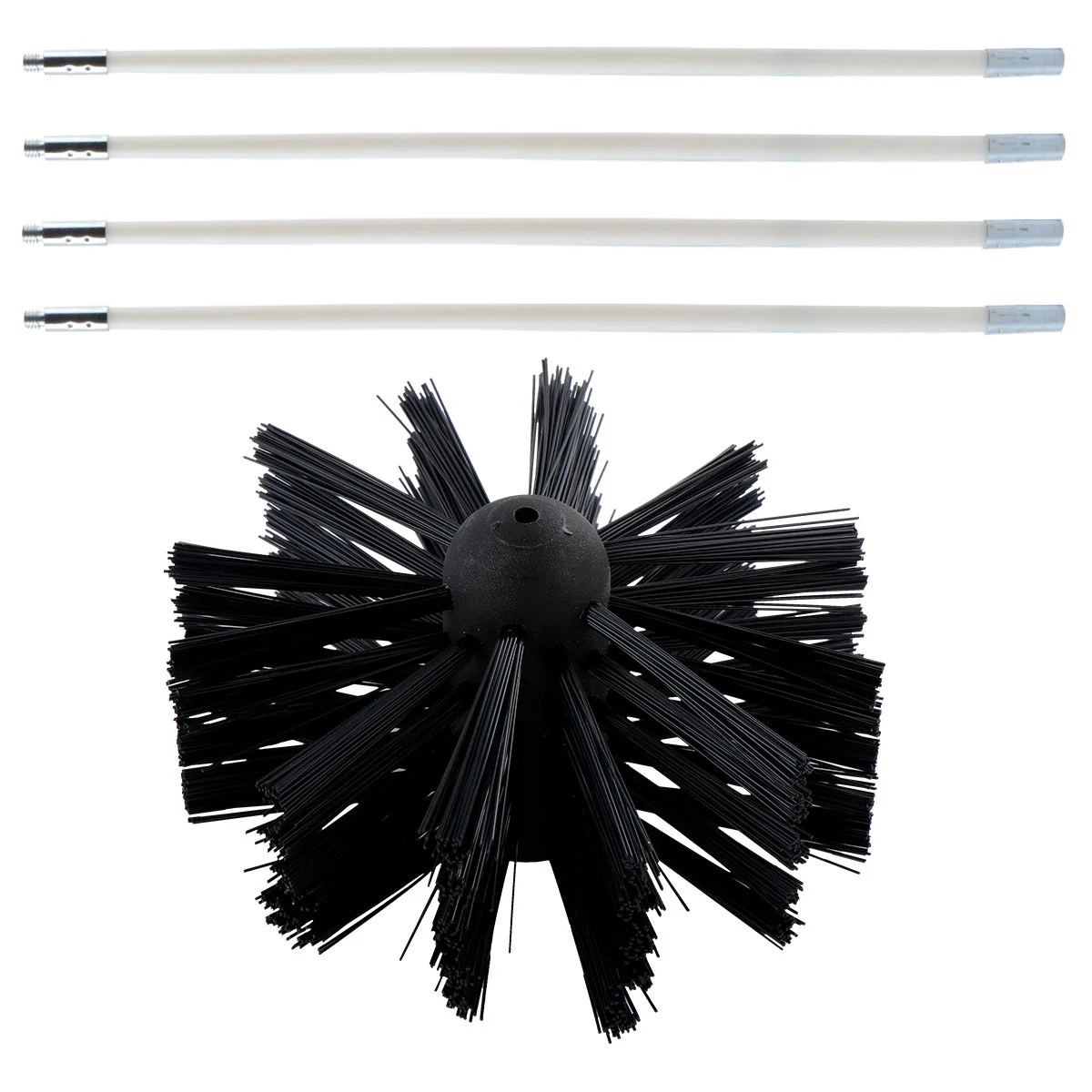 

1 Set Dryer Vent Brush Chimney Brush Cleaning Brush Cleaning Tool Duct Brush