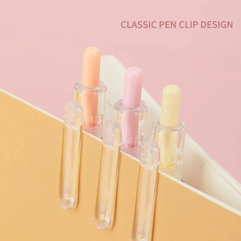 Набор Флуоресцентных Хайлайтеров ZUI XUA 6 Цветов Школьные И Офисные Маркеры Защита