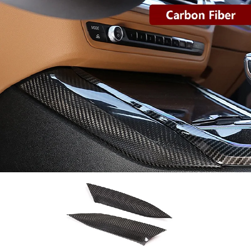 

For BMW 3 Series G20 G28 Real Carbon Fiber Central Control Gear Side Trim Strip Styling Car Interior Accessories
