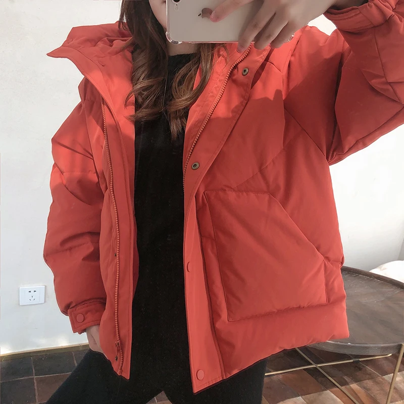 

NEW 2019 new cotton and linen women short paragraph casual cotton jacket was thin clothes bread clothes warm autumn and winter