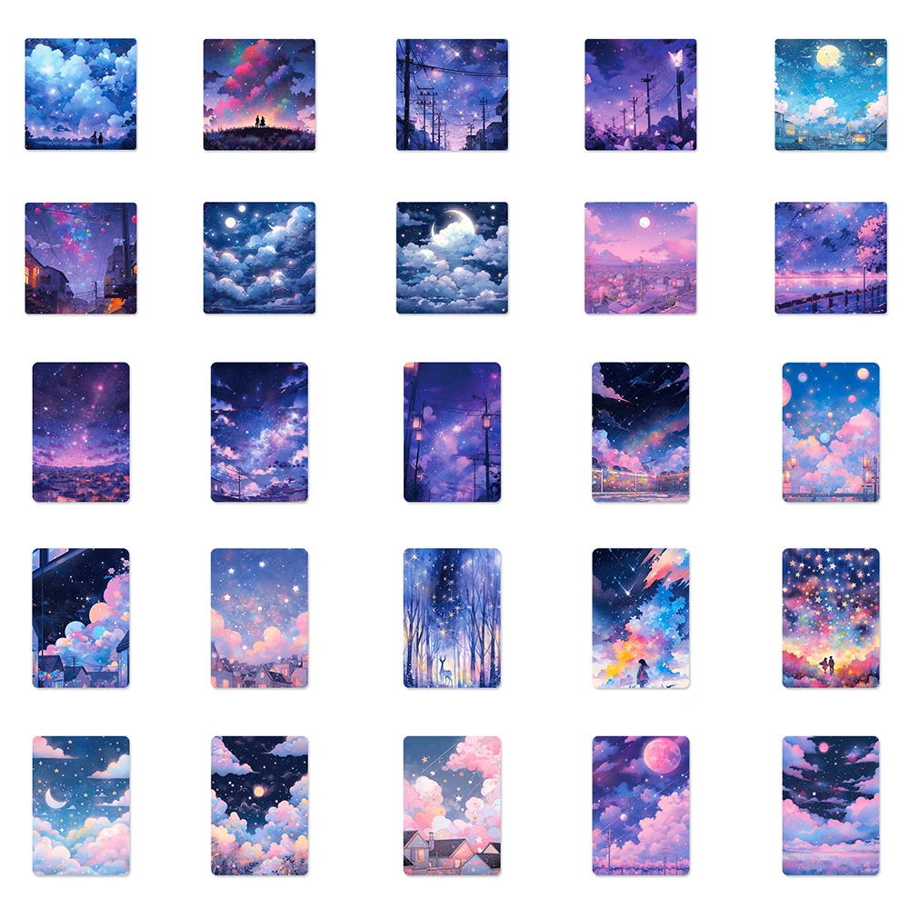 Водонепроницаемый набор наклеек из нескольких предметов: украшения в стиле