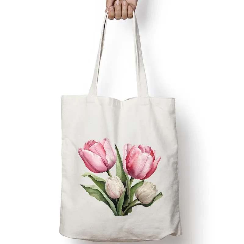 Термонаклейка DTF с принтом тюльпан