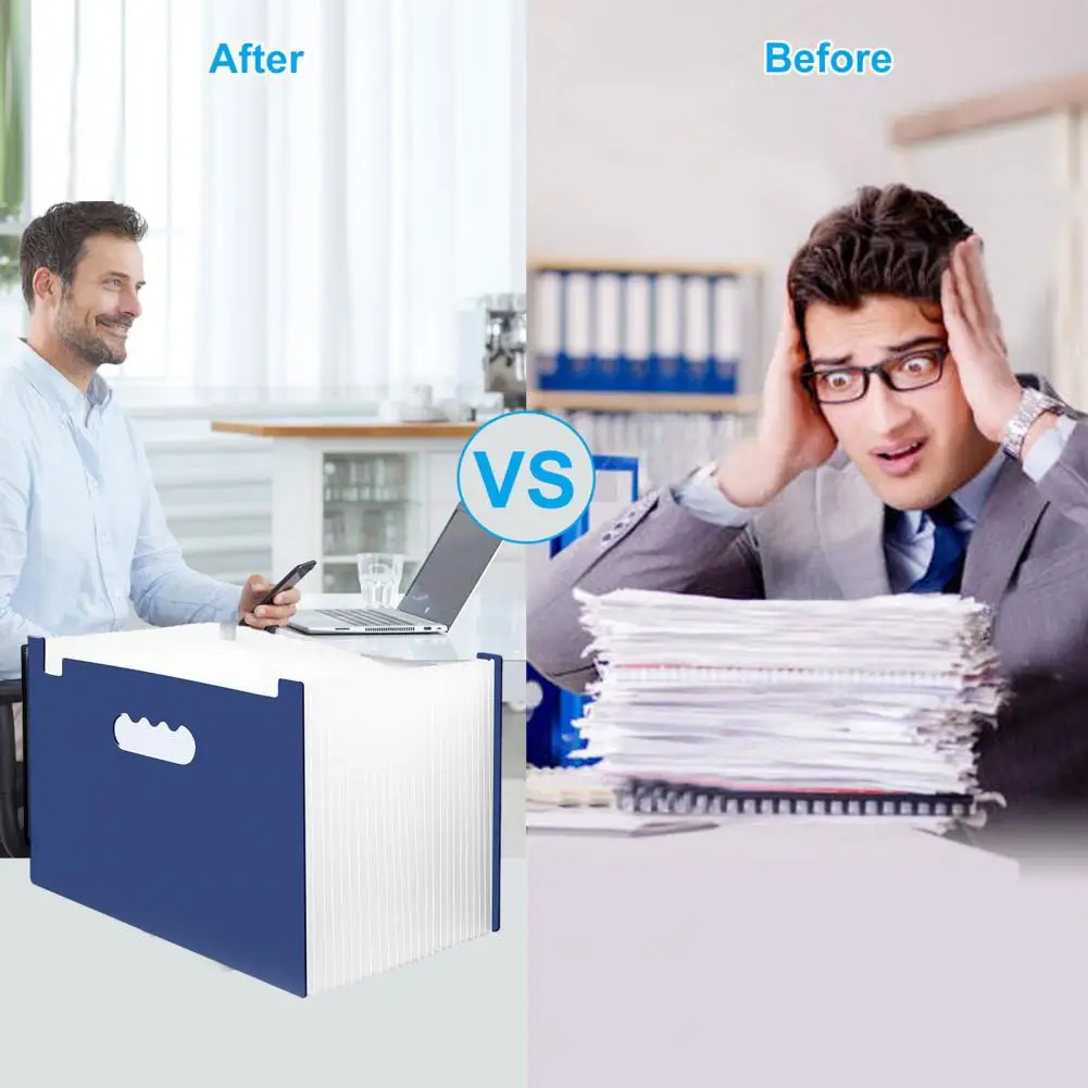 Папка-гармошка с ярлыками яркий органайзер для файлов 25 карманов