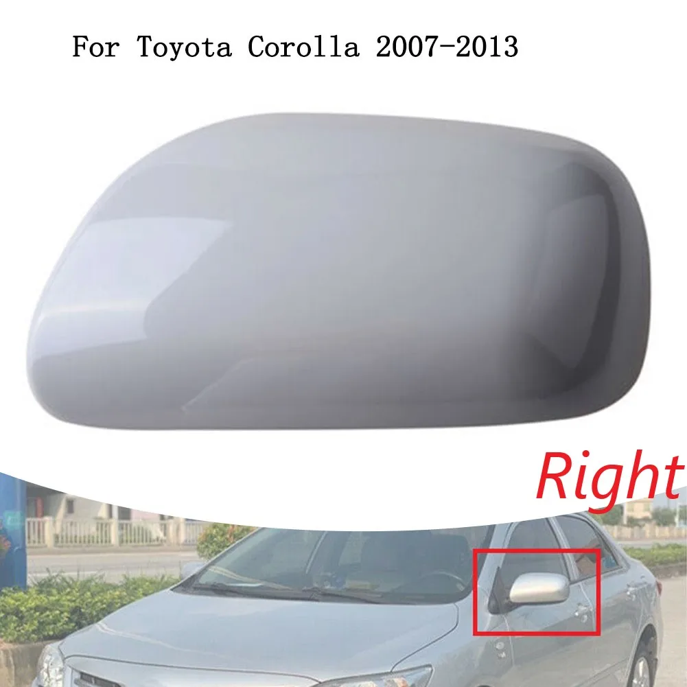 

Right Passenger Side Door Wing Mirror Cover Cap Rearview Mirror Protector For Toyota Corolla 2007-2013 Car Accessories