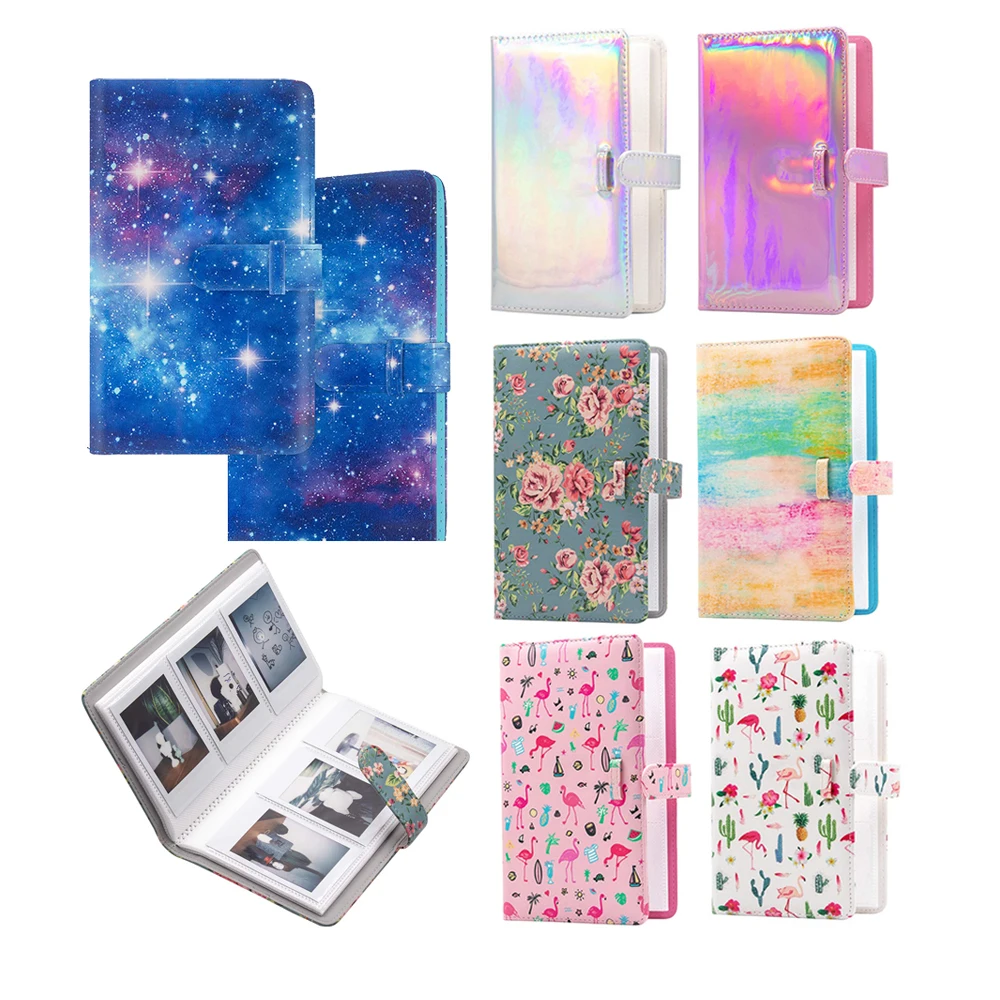 

96 Pockets Mini Wallet Photo Album Book PU Leather Cover Picture Case for Fujifilm Instax Mini 11 9 8 7s 90 Film Paper