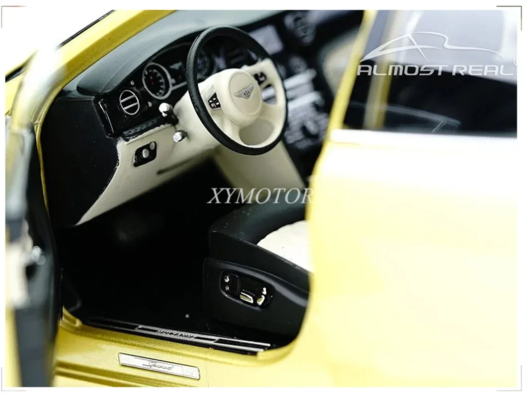 Почти настоящий 1/18 для Bentley Mulsanne 2017 металлическая литая под давлением модель