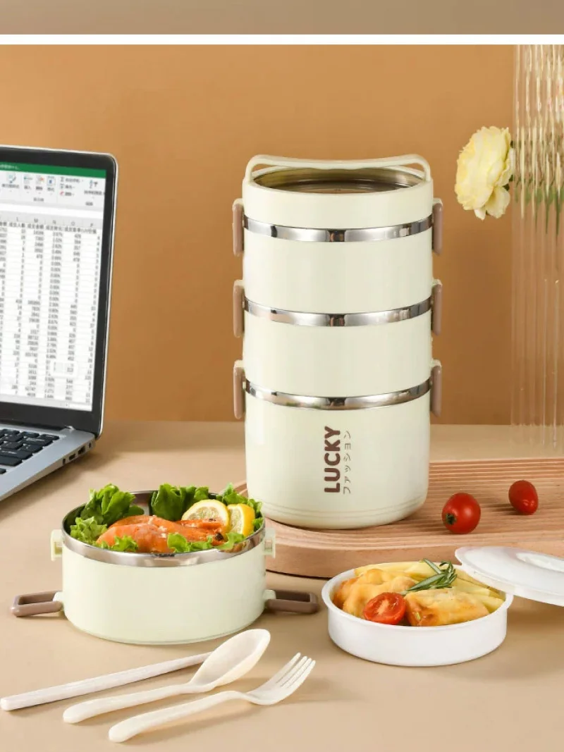 Ланч-бокс большой емкости из нержавеющей стали