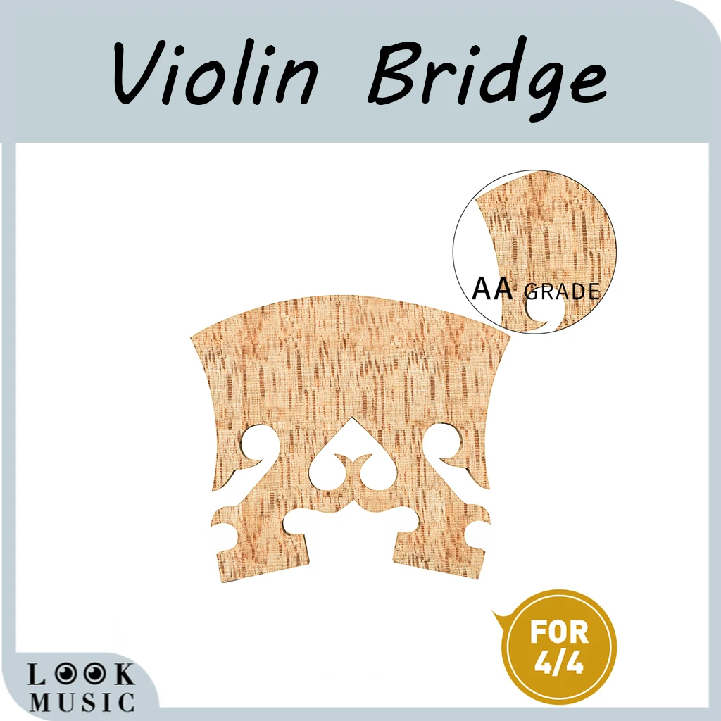 

1 шт., клен класса AA 4/4, мост для скрипки, вверх дном, сердце, барокко, брикет для скрипки