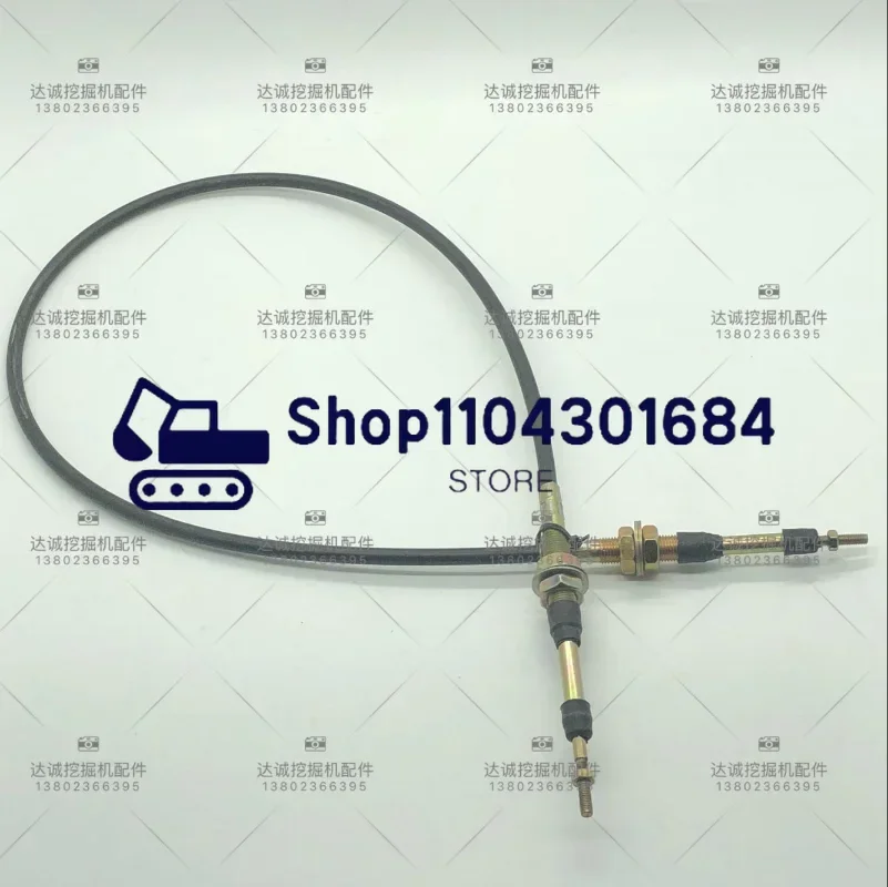 Фото Аксессуары для экскаваторов Komatsu PC30 40 50 Дорожная линия акселератора Ручной кабель акселератора 6 мм/8 мм Вилочная головка №4