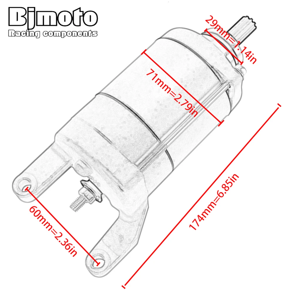 Motorcycle Engine Starter Motor For Honda CRF 250 CRF 250RL Rally CBR 250R (ABS)  CBR 300R (ABS) CB 300F (ABS) enlarge