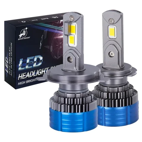 DAWNKNIGHT K4S K4C H7 H4 HB3 9005 H1 H11 4300K Светодиодные Автомобильные Лампы H8 HB4 9006 светодиодсветильник фары противотумансветильник фары комплект светодиодсветильник фар s для авто 12 в 80 Вт