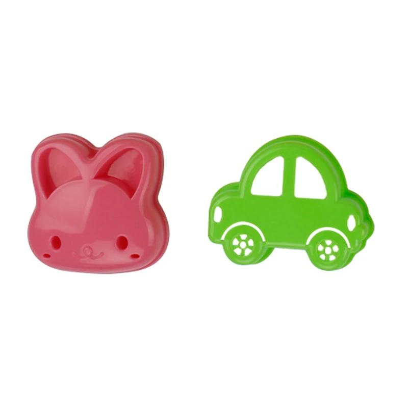 

1 шт. сэндвичи резаки Милая бытовая ручная работа сделай сам украшение автомобиль Кролик Форма для хлеба Инструменты для выпечки ПП Детская ...