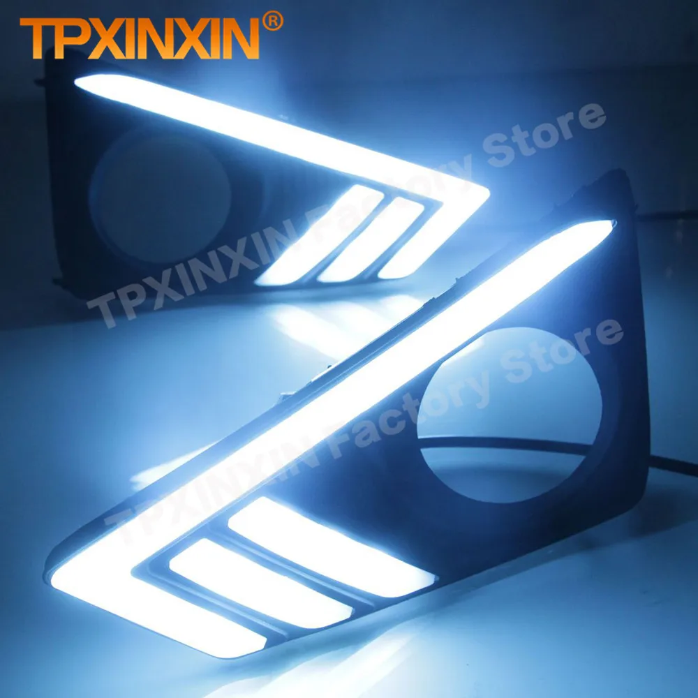 Автомобильные дневные ходовые огни DRL светодиодный Противотуманные фары с