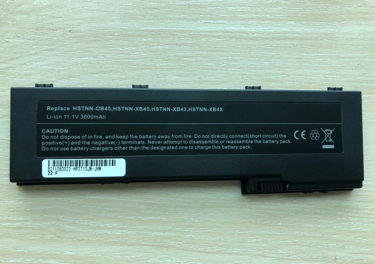 Новая батарея для HP Compaq 2710 2710P EliteBook 2730p 2740p 2760p HSTNN-CB45 HSTNN-OB45 HSTNN-XB4X AH547AA 454668-001 |