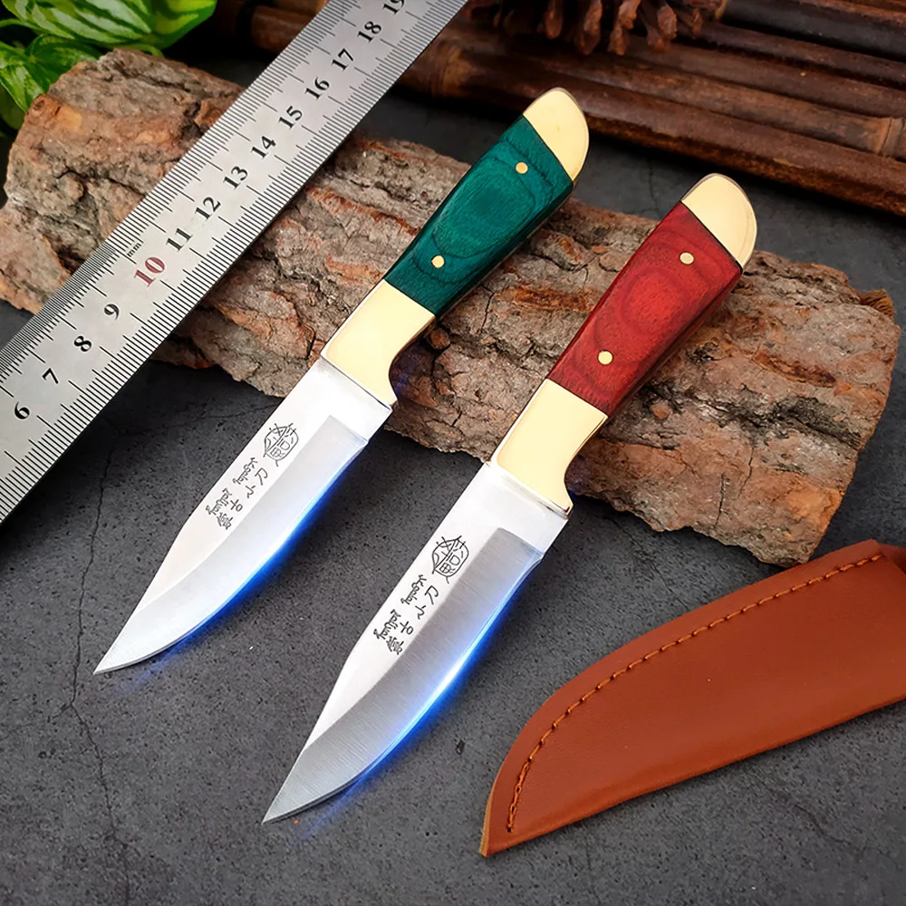 Outdoor Survival Knife Meat Cleaver Butcher Knife or Chef Kitchen Knives High Stainless Steel Boning Knife Fishing Hunting Knife