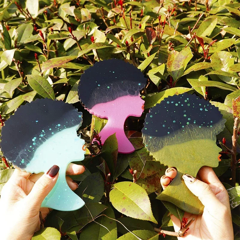 Форма для подноса из смолы 4 шт. Женская силиконовая форма женская под горку