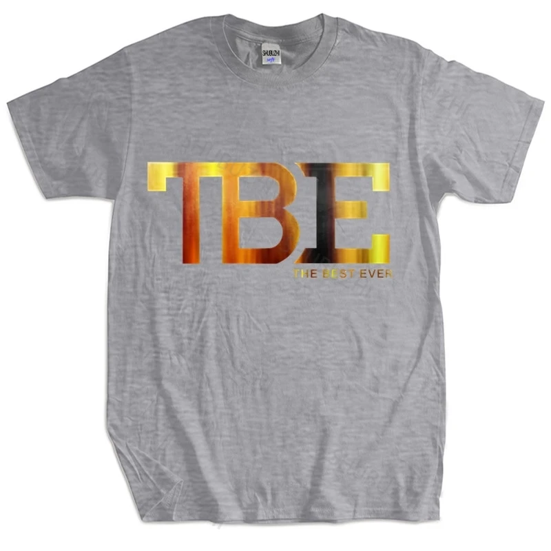 mens brand tshirt male gift tops Gold TBE Tee Shirt for Men The Money Team Bran Merchandise T-shirt Loose him teeshirt