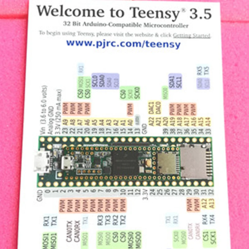DEV-14055 DEV14055 K64 Teensy 3 5 без наушников серии ARM Cortex-M4 MCU 32-бит Встроенная оценочная